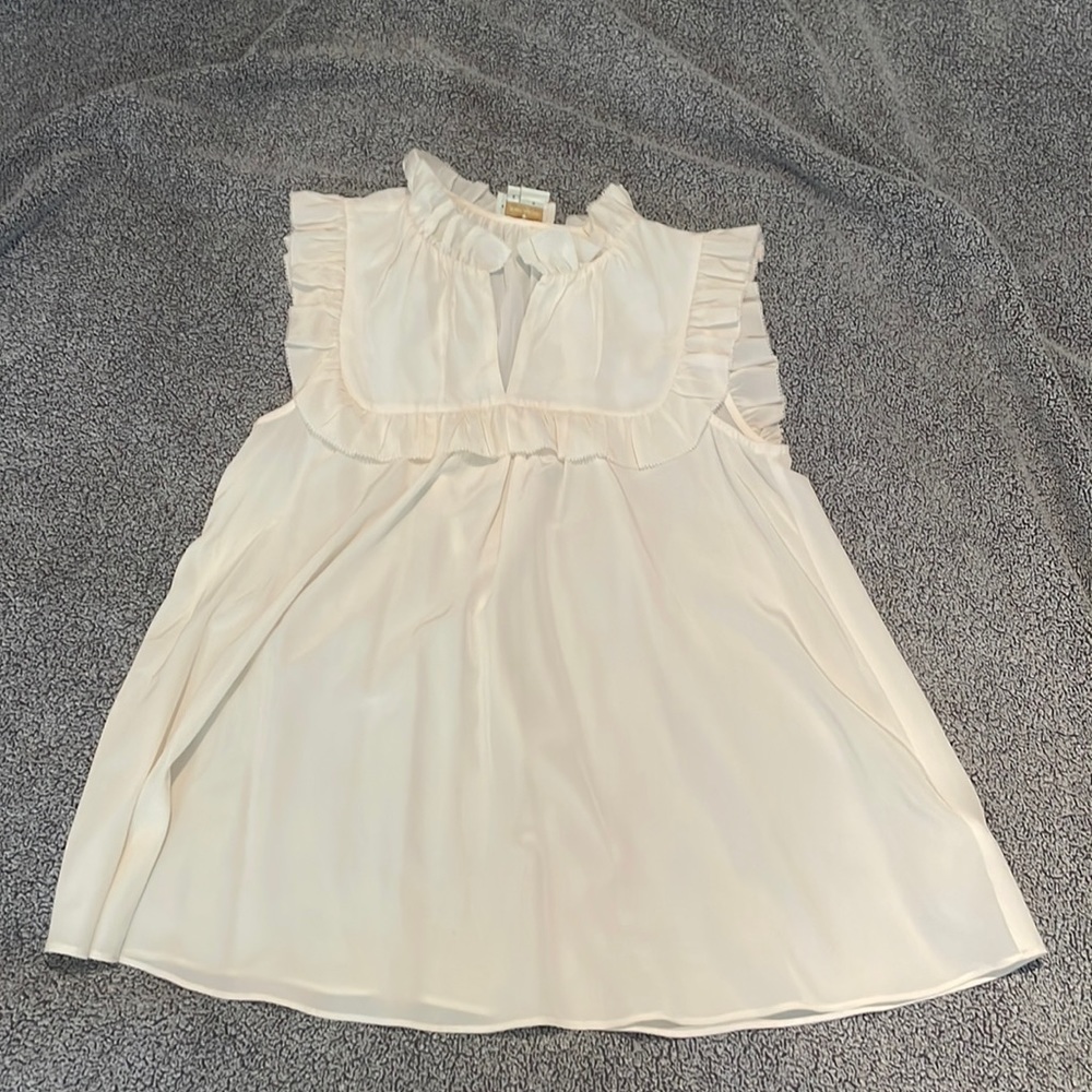Kate Spade Ruffle Silk Blouse